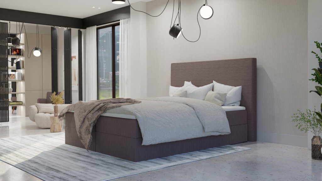 Łóżko kontynentalne MAXI 2