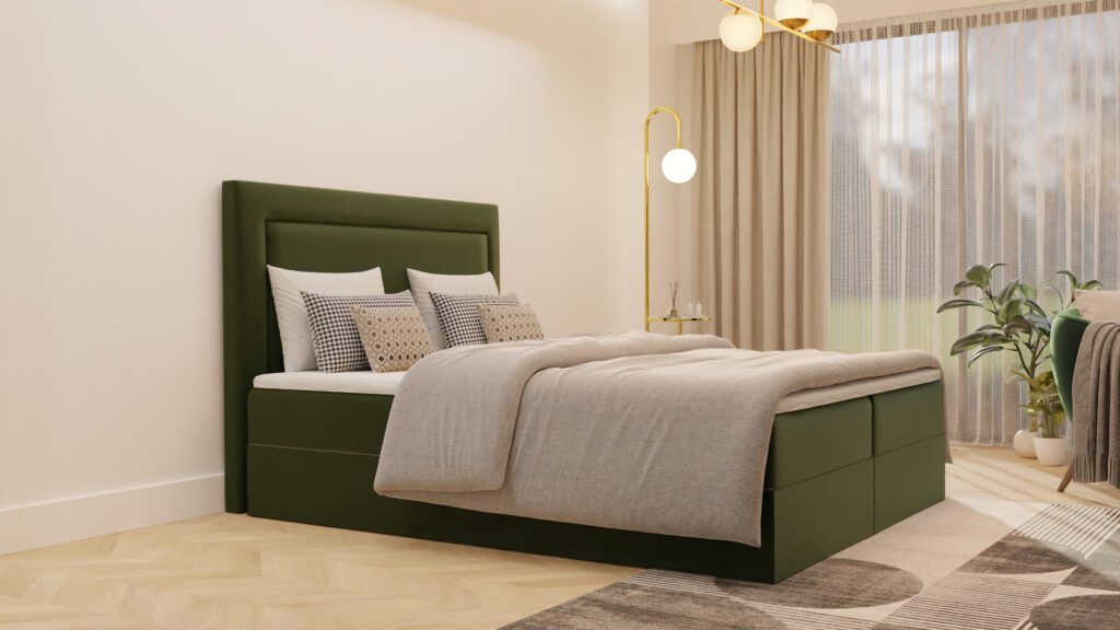 Łóżko kontynentalne EDA 2