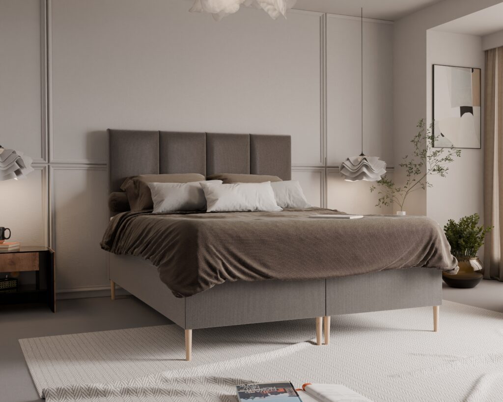 Łóżko kontynentalne NOEMI