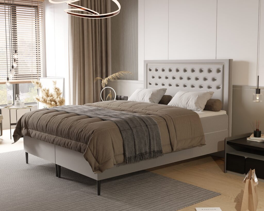 Łóżko kontynentalne KIRA