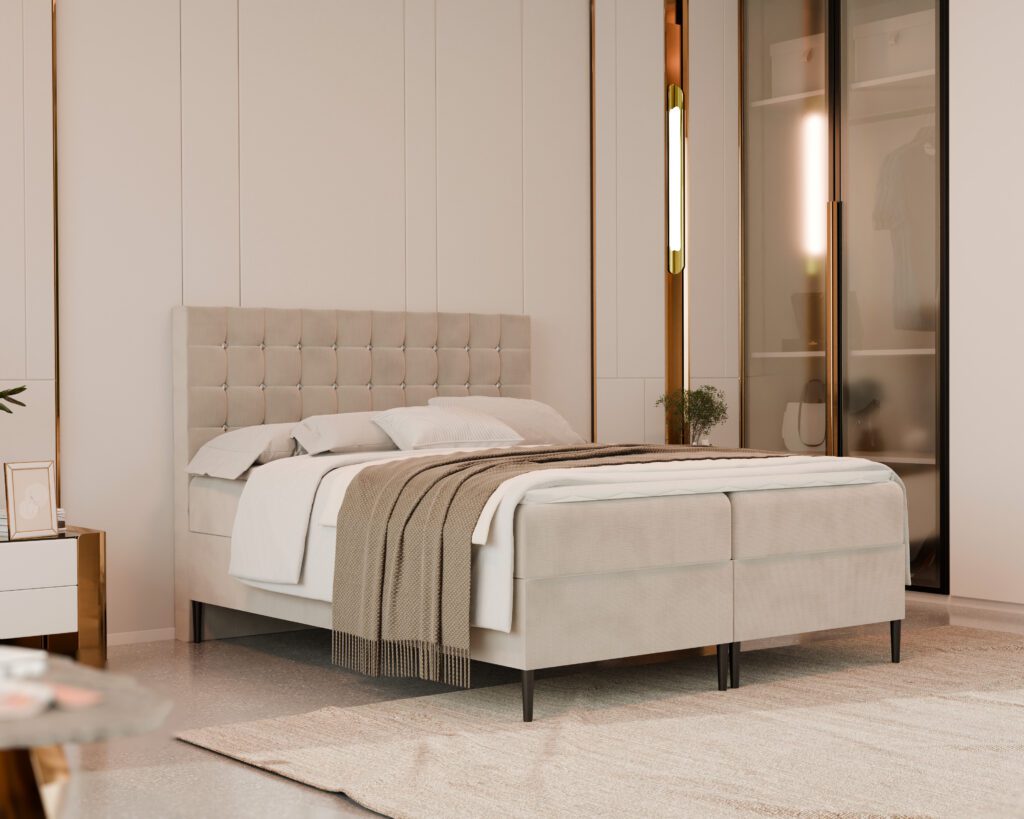 Łóżko kontynentalne LEVIA