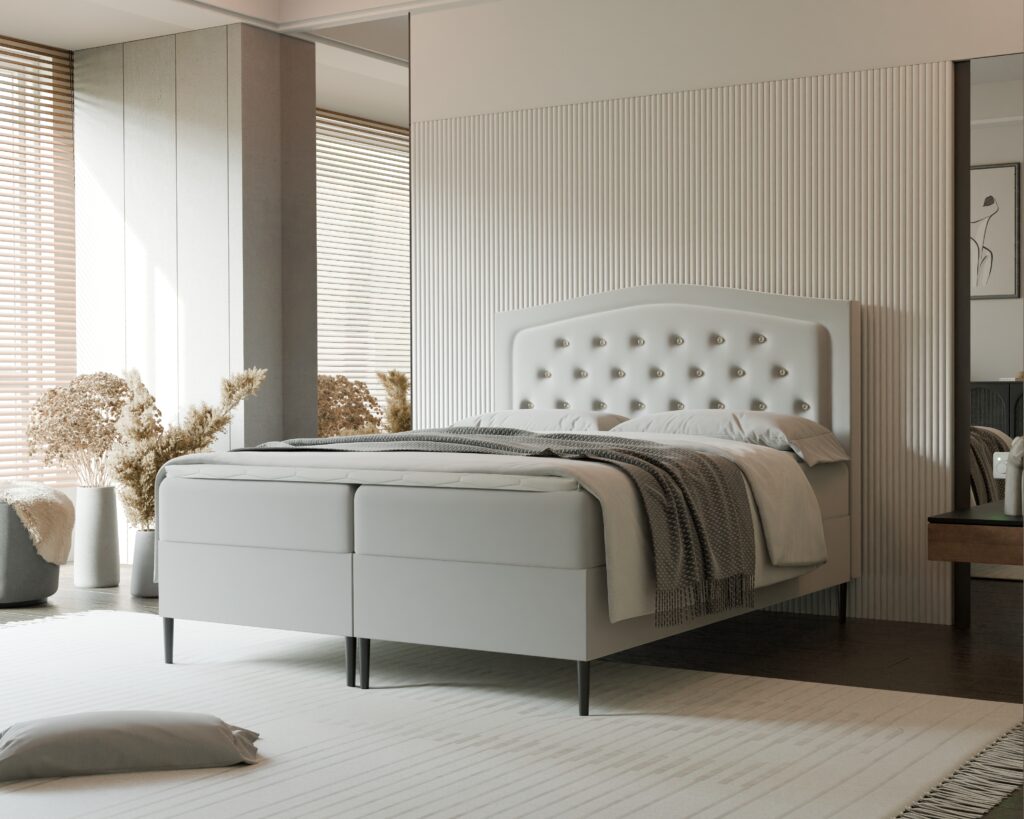 Łóżko kontynentalne GLAM