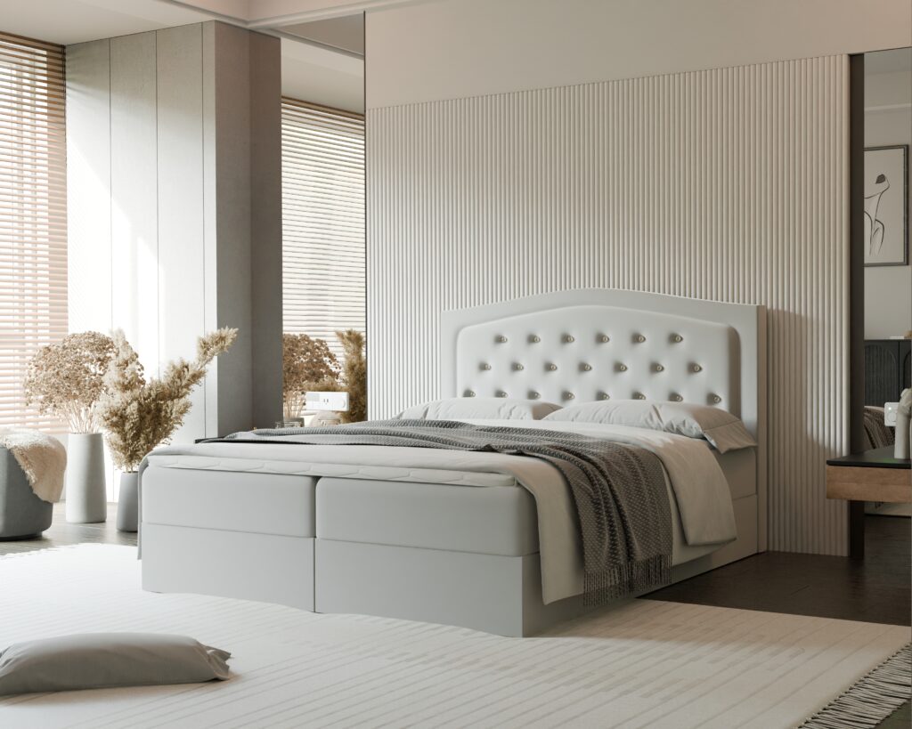 Łózko kontynentalne GLAM 2