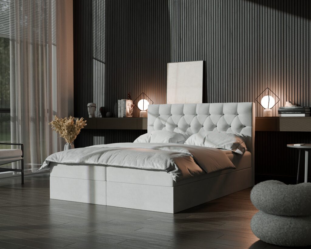 Łóżko kontynentalne BLANCA 2