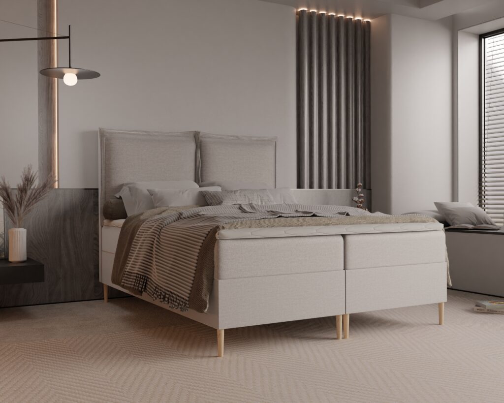 Łóżko kontynentalne SOPHIA