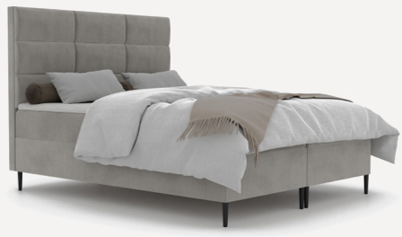 Łóżka kontynentalne na nogach